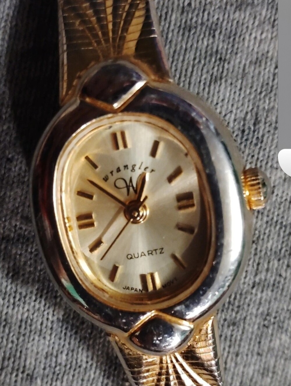 Wrangler Two-Tone Gold and Silver Ladies Quartz Bracelet Watch